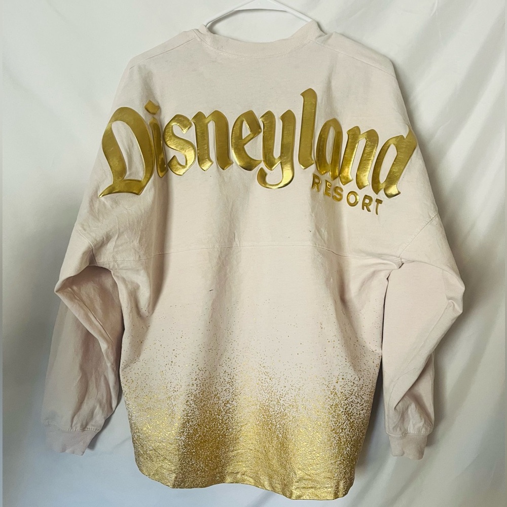 Disney Spirit Jersey champagne pink gold women’s M